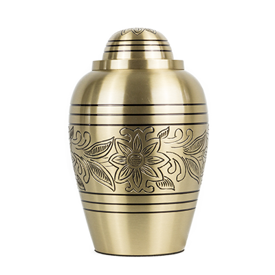 Bronze elegant urn